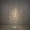 Albero Bianco con 288 LED Bianco Classico con Timer