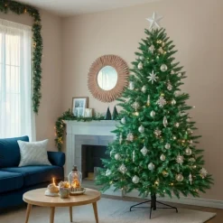 Albero di Natale Brampton Verde h230 Ø147cm PE+PVC