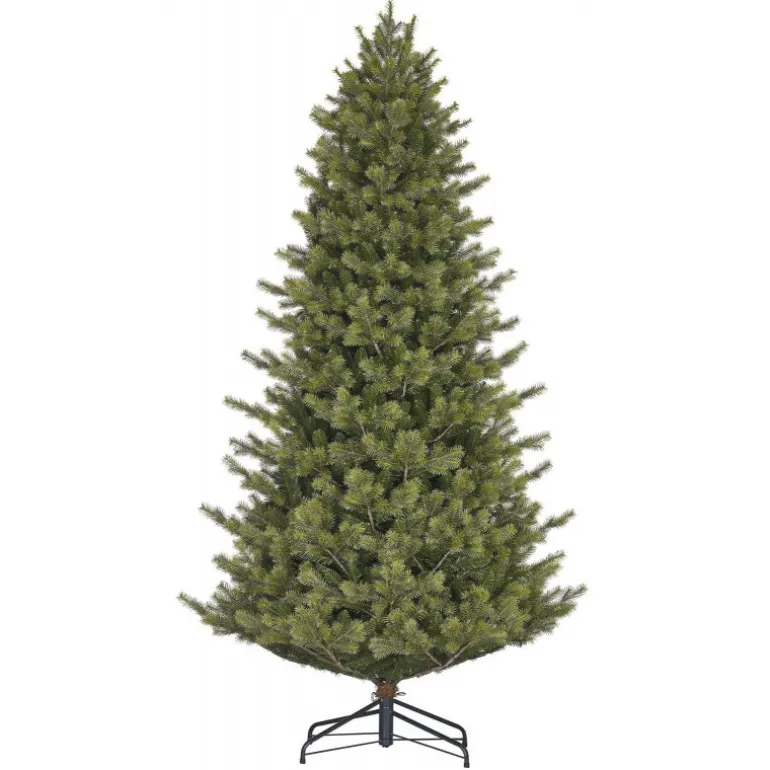 Albero di Natale Clive Slim Verde h215 Ø114cm PE+PVC
