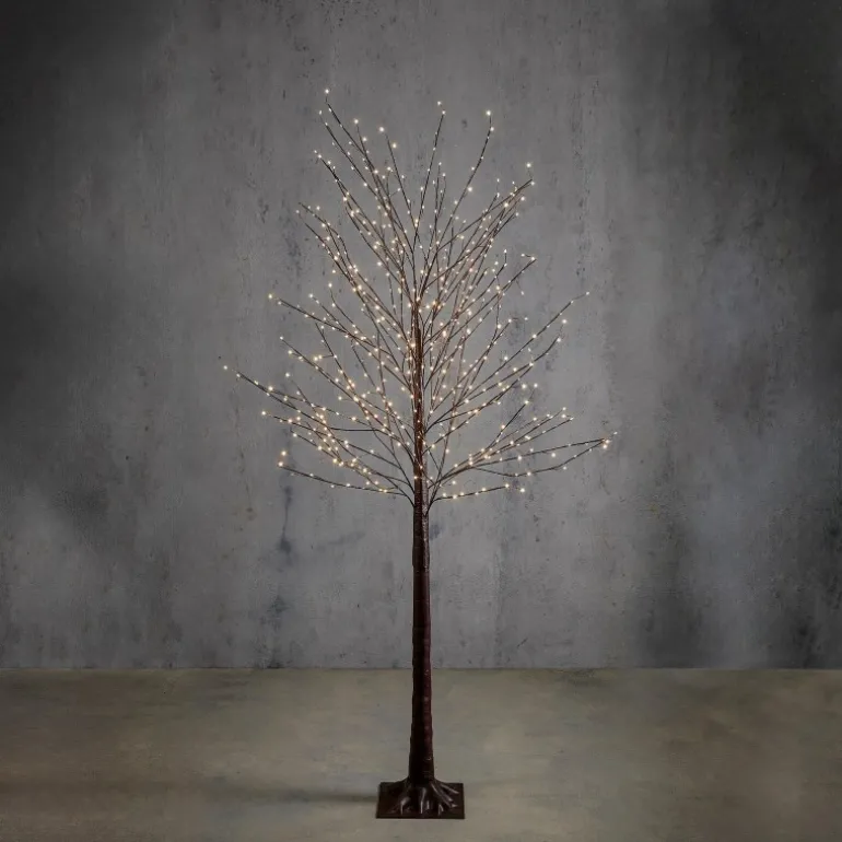 Albero di Natale con 576 LED Bianco Classico con Timer