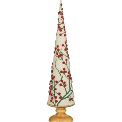 Albero di Natale Decorato Color Bianco 55 cm