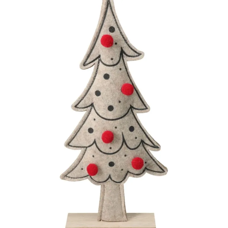 Albero di Natale in Feltro 34 cm. Pezzo Singolo