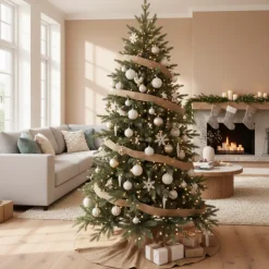 Albero di Natale Kennedy h210Ø132cm PE+PVC