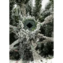 Albero di Natale Russel Innevato h210Ø70cm PE+PVC