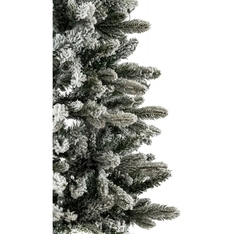 Albero di Natale Russel Innevato h210Ø70cm PE+PVC