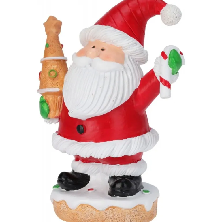 Babbo Natale in Resina 10x14 cm. Pezzo Singolo