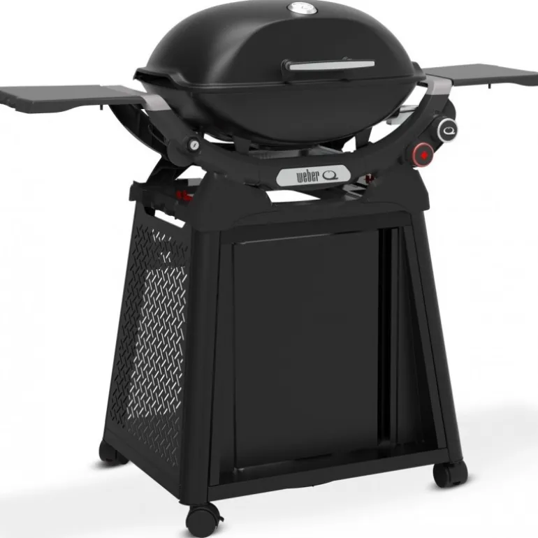 Barbecue Weber a Gas Q 2800N+ Con Carrello Premium Black Cod. 1501123