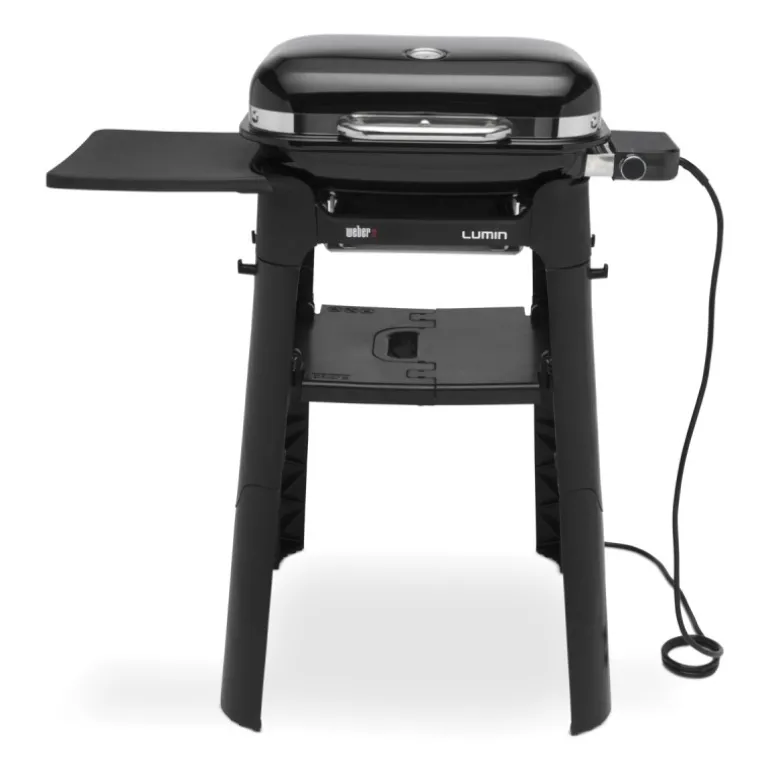 Barbecue Weber Elettrico Lumin Compact Con Stand Black Cod. 91010853