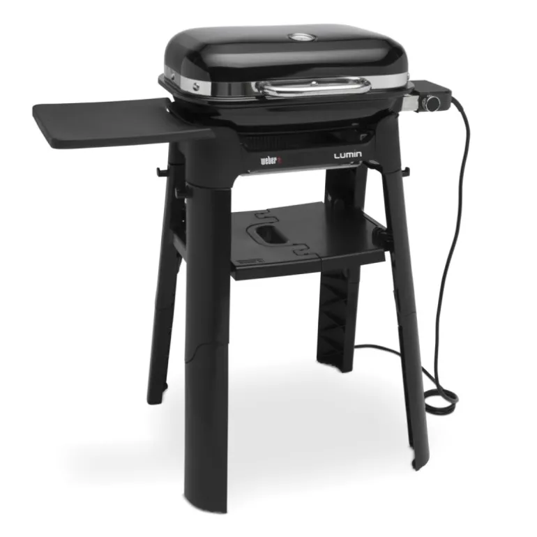 Barbecue Weber Elettrico Lumin Compact Con Stand Black Cod. 91010853