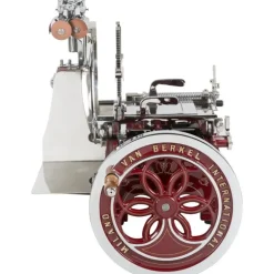 Berkel Affettatrice Volano Fiorato L16 colore Rosso Berkel - Decori Oro