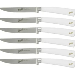 Berkel Elegance Set 6 coltelli da bistecca in acciaio Bianco