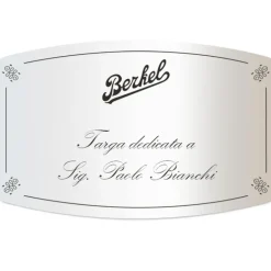 Berkel Targhetta Personalizzabile Silver
