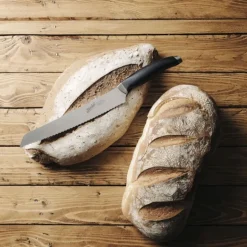 Berkel Teknica Coltello pane 22 cm Nero