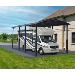 Canopia Alpine Alto RV Carport in Alluminio 3.6 X 13 m