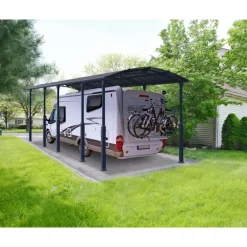 Canopia Alpine Alto RV Carport in Alluminio 3.6 X 11 m