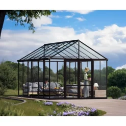 Canopia ARIA Ibrida Serra Da Giardino in Policarbonato 458x304x285 cm- Nero