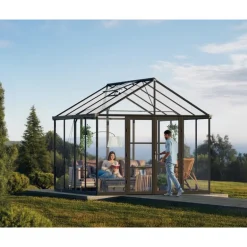 Canopia ARIA Ibrida Serra Da Giardino in Policarbonato 308x304x285 cm- Nero