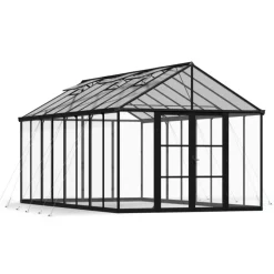Canopia ARIA Ibrida Serra Da Giardino in Policarbonato 608x304x285 cm- Nero