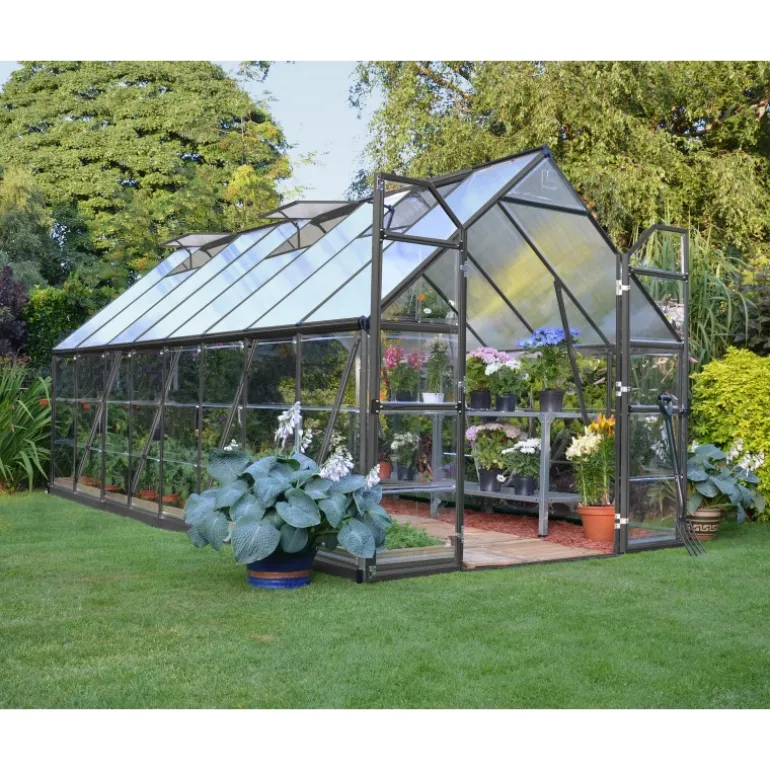 Canopia Balance Ibrida Serra Da Giardino in Policarbonato 487X244X229 cm Grigio