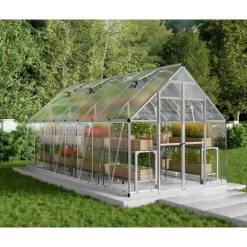 Canopia Balance Ibrida Serra Da Giardino in Policarbonato 487X244X229 cm Argento