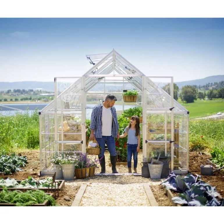 Canopia Balance Ibrida Serra Da Giardino in Policarbonato 484X304X257 cm Argento