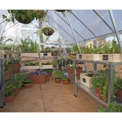 Canopia Balance Ibrida Serra Da Giardino in Policarbonato 607X244X229 cm Argento