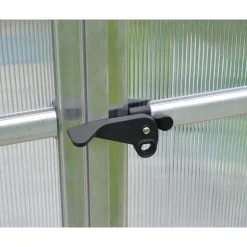 Canopia Bella Doppio Strato Serra Da Giardino in Policarbonato 724X244X219 cm Argento