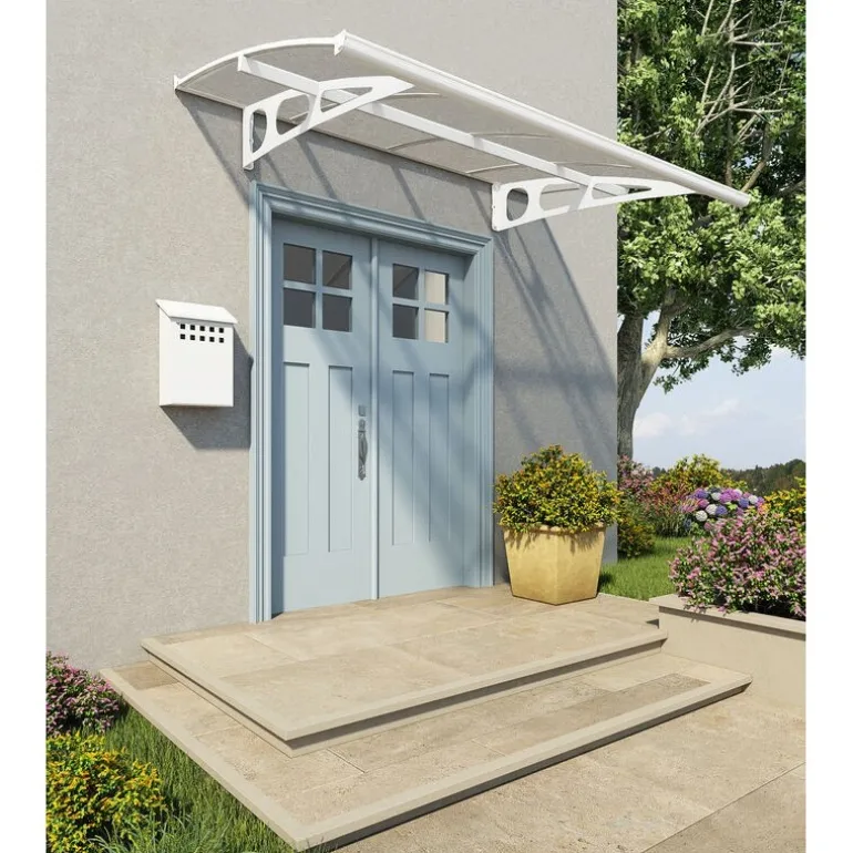 Canopia Bordeaux Pensilina Da Esterno 223X140 cm Trasparente