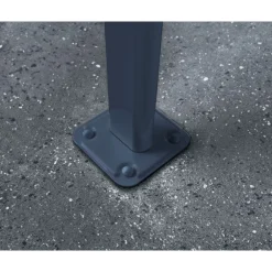 Canopia Capri Pergola Addossata in Alluminio 3X4.3 m Grigio