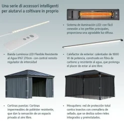 Canopia Dallas Gazebo in Alluminio 4.3X4.9 m