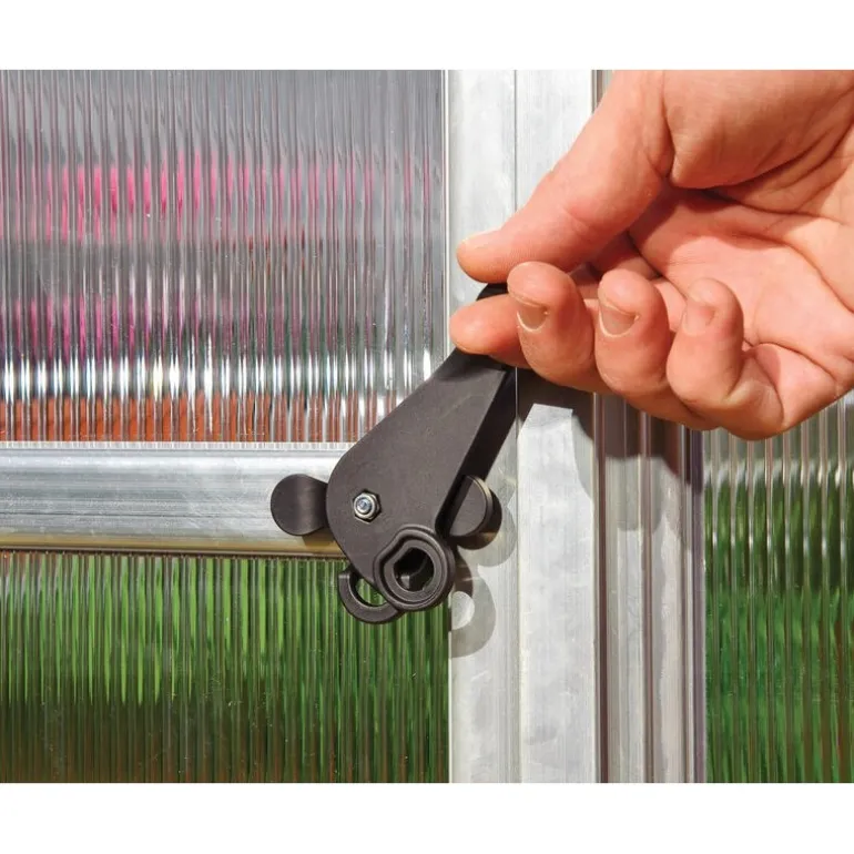 Canopia Essence Doppio Strato Serra Da Giardino in Policarbonato 367X244X229 cm Argento