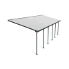 Canopia Feria Pergola Addossata in Alluminio 3X9.2 m Grigio