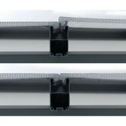 Canopia Feria Pergola Addossata in Alluminio 3X7.3 m Grigio