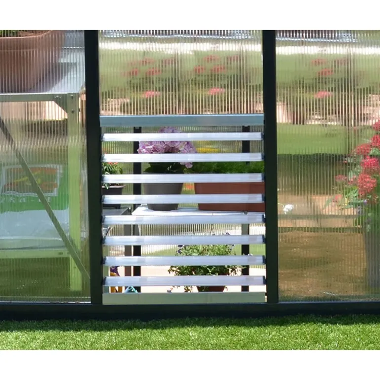 Canopia Finestra Laterale a Lamelle per Serra - Argento