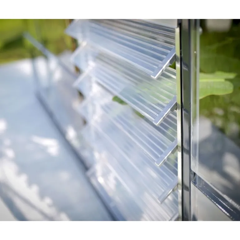 Canopia Finestra Laterale a Lamelle per Serra - Argento