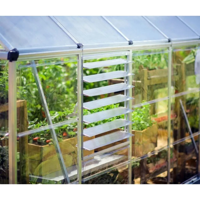 Canopia Finestra Laterale a Lamelle per Serra - Argento