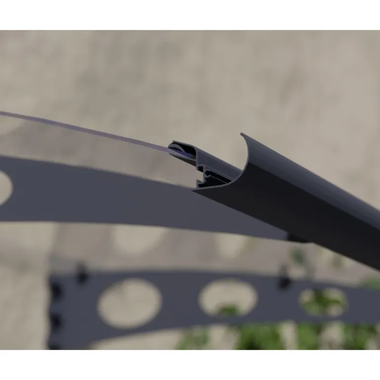 Canopia Garamond Pensilina Da Esterno 135X90 cm Trasparente