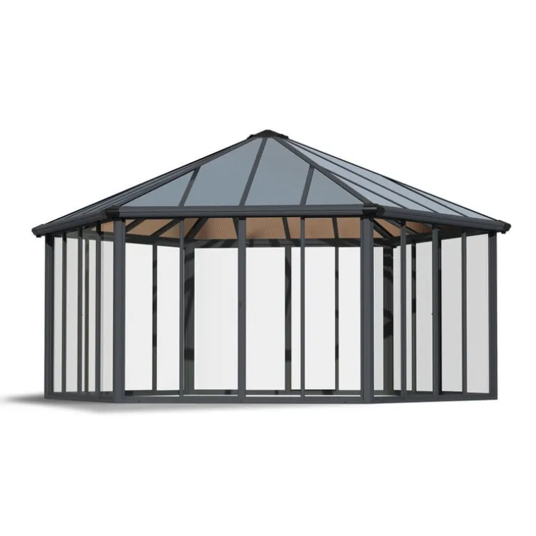 Canopia Garda Gazebo Chiuso in Alluminio 5.2X6 m