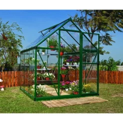 Canopia Harmony Trasparente Serra Da Giardino in Policarbonato 186X185X208 cm Verde
