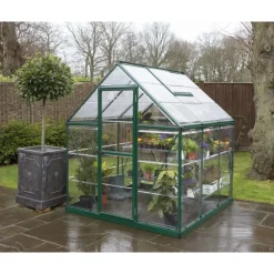 Canopia Harmony Trasparente Serra Da Giardino in Policarbonato 186X185X208 cm Verde