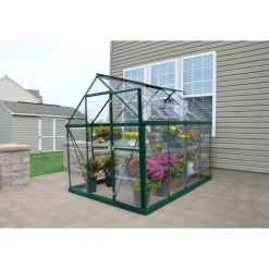 Canopia Harmony Trasparente Serra Da Giardino in Policarbonato 247X185X208 cm Verde