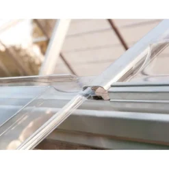 Canopia Harmony Trasparente Serra Da Giardino in Policarbonato 426X185X208 cm Argento