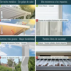 Canopia Helsinki Pergola 3 X 10 m Pergola in Legno di Cedro