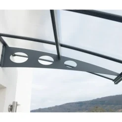 Canopia Herald Pensilina Da Esterno 447X140 cm Trasparente