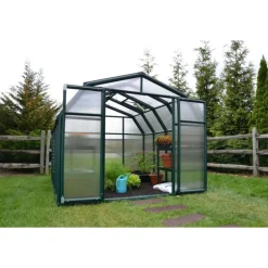 Canopia Hobby Gardener Doppio Strato Serra Da Giardino in Policarbonato 266X266X208 cm Verde