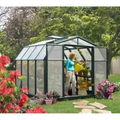 Canopia Hobby Gardener Doppio Strato Serra Da Giardino in Policarbonato 266X266X208 cm Verde