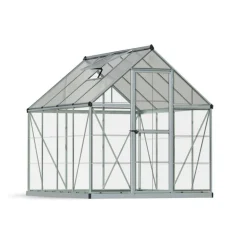 Canopia Hybrid Serra Da Giardino in Policarbonato 247X185X208 cm Argento