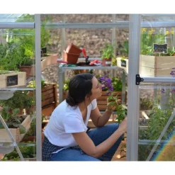 Canopia Hybrid Serra Da Giardino in Policarbonato 247X185X208 cm Argento