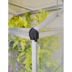 Canopia Lean-To Serra Da Giardino in Policarbonato 125X63X160 cm Trasparente