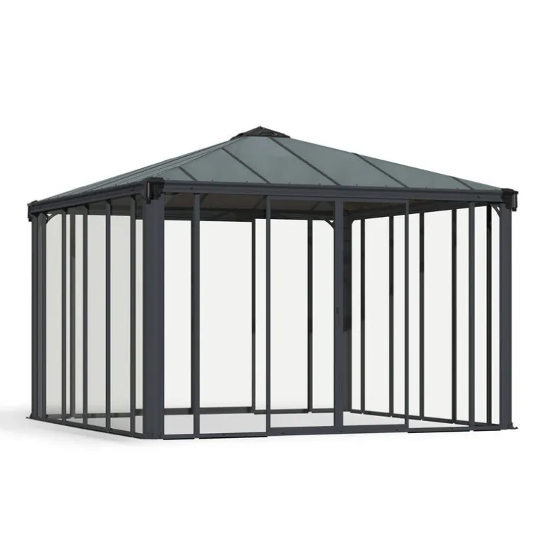Canopia Ledro Gazebo Chiuso in Alluminio 3.6X3.6 m